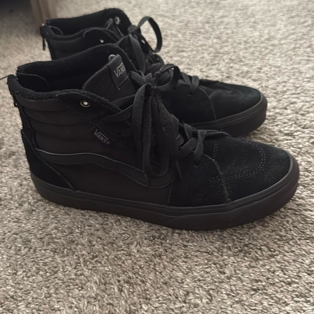 Vans Unisex Black sk8 high tops Men’s 5.0 women’s 7